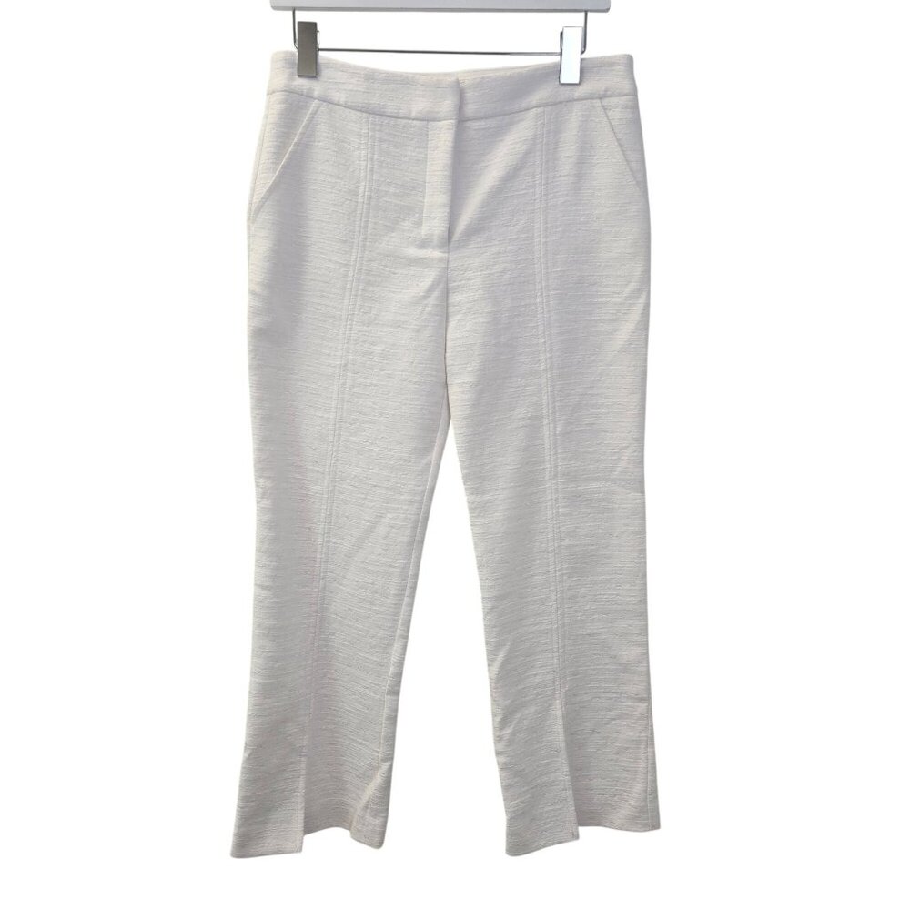 Trina Turk North Beach Textured Split Hem Crop Pants Size 6